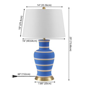 Julian 29" Ceramic LED Table Lamp